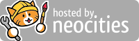 A 'Hosted by Neocities' icon